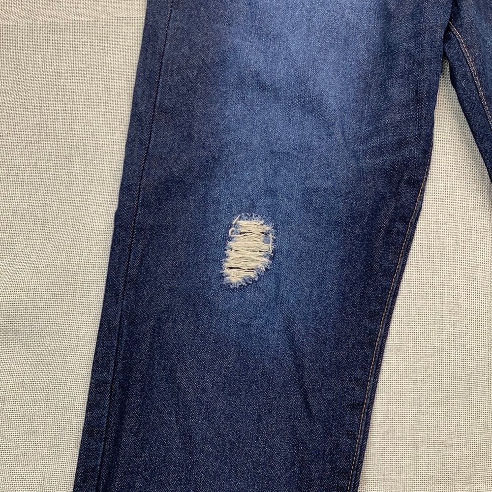 Epic Threads Big Boys Rip and Repair Slim Straight Denim Jeans Size 8 - Picture 4 of 11